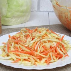 Быстрый салат из капусты с морковью Коул Слоу