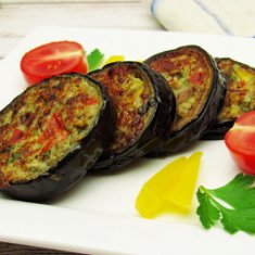 Жареные баклажаны с начинкой