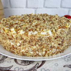 Слоеный салат с курицей