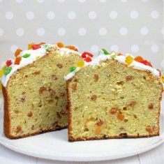 Творожный кулич без дрожжей