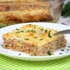 Запеканка с фаршем и капустой