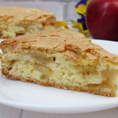 Яблочный пирог с хрустящей корочкой