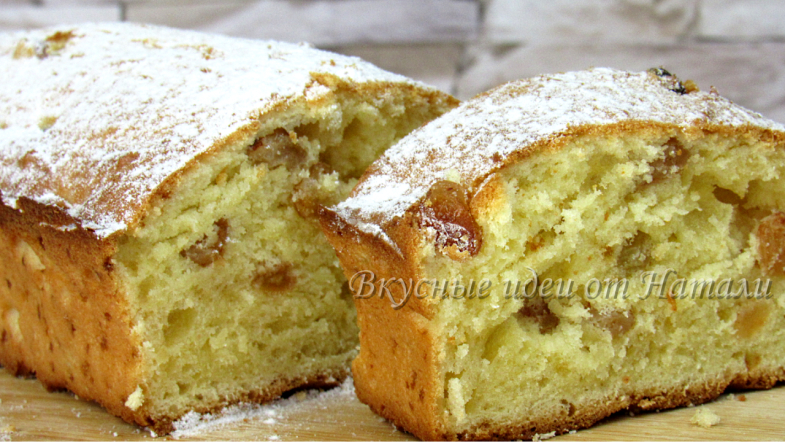 Творожный кекс с изюмом